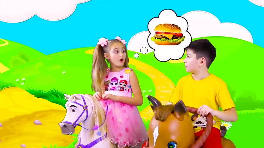 اسباب بازی ها و خانواده مهربان - اسب سواری پرنسس ساشا